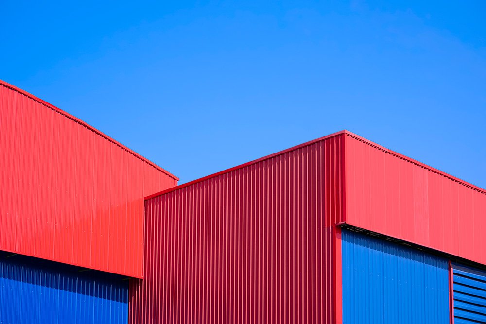 Painted building